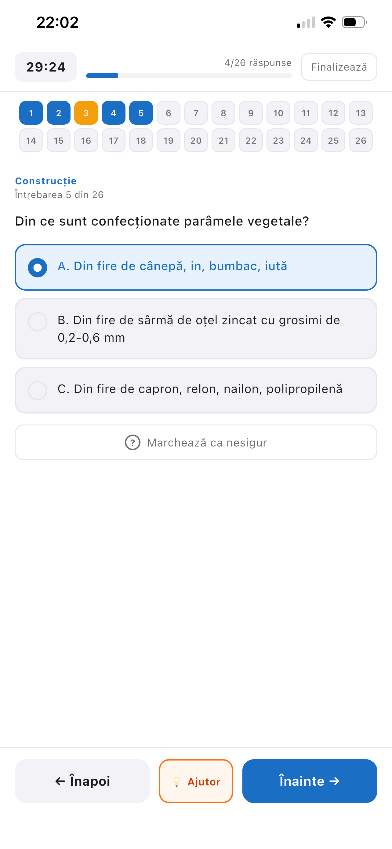 Mod Test — Examen simulat