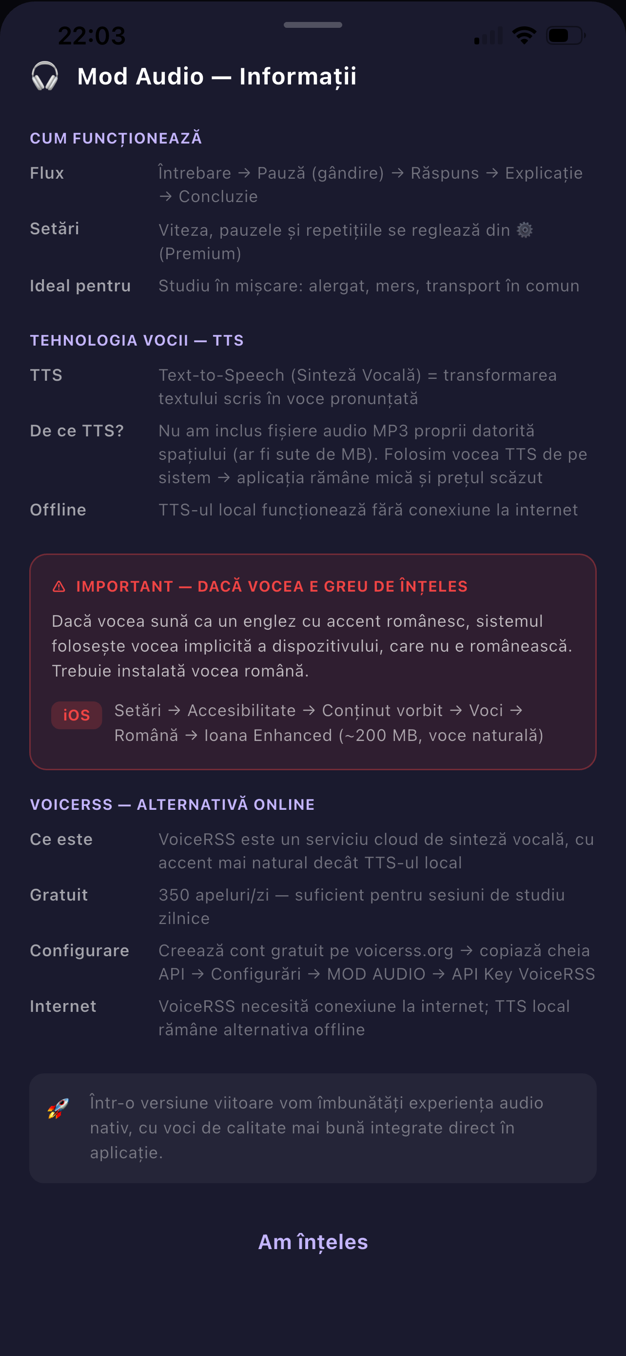 Mod Audio — Cum funcționează