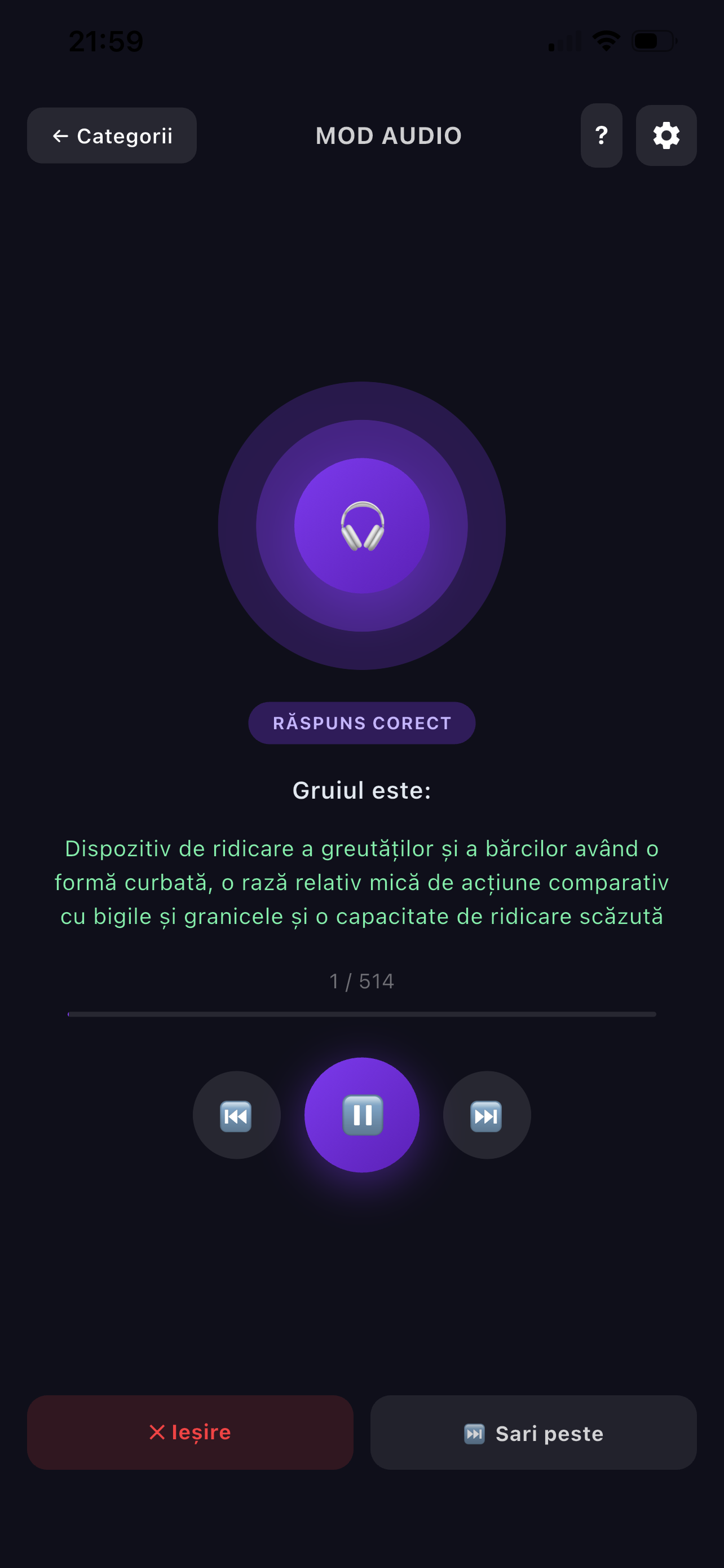 Mod Audio — Player hands-free